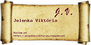 Jelenka Viktória névjegykártya