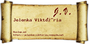 Jelenka Viktória névjegykártya