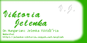 viktoria jelenka business card